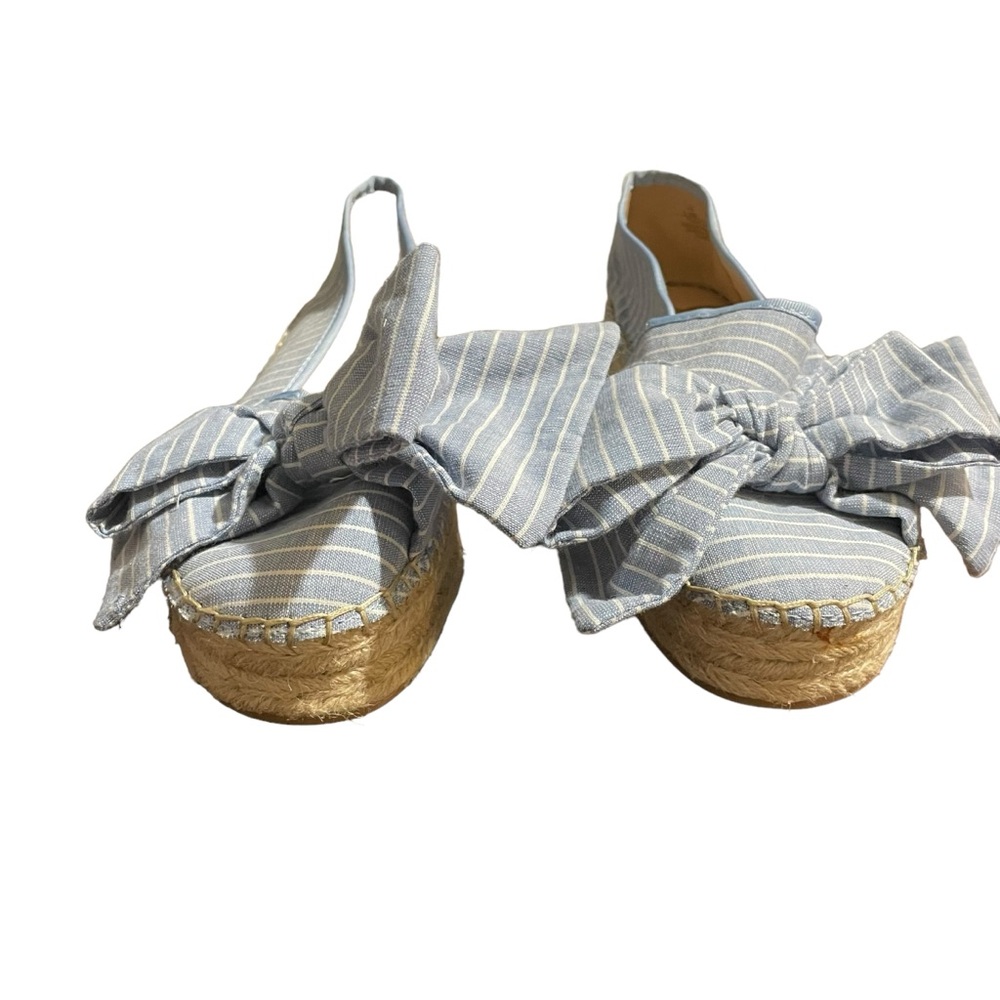Sam Edelman Ciara blue bow Espadrille - Picture 3 of 6